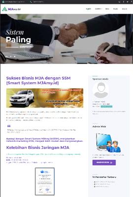 Hasil karya terbaru dari jasa pembuatan website kami untuk Makin Jaya Agung